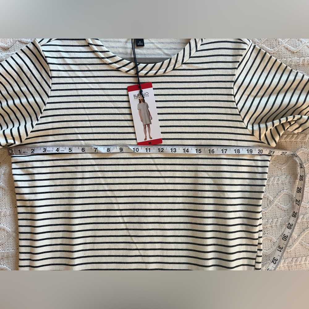 NEW! Buffalo David Bitton TShirt Dress Summer Casual Women’s Size Medium - Picture 16 of 16